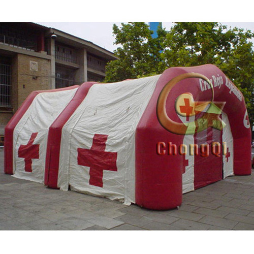 Inflatable medical tents